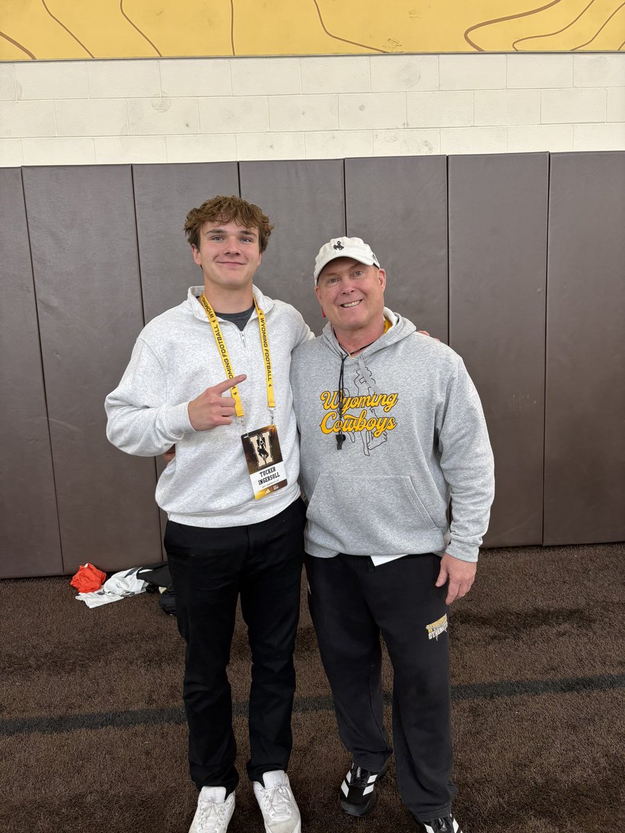 tuckeringersol's tweet photo. God is good! After a great conversation with @JaySawvel I’m so blessed to say that I have received my first D1 offer to continue my athletic and academic career at The University of Wyoming! @CoachBHen @CoachChristianT @Austin_Maus @JamoBrown_  @TeamFullGorilla @CollegeScoutFB https://t.co/TvBdoiW8om
