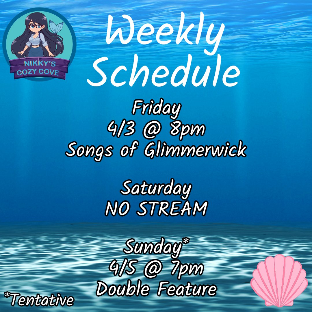 NikkysCozyCove's tweet image. Sea you all tomorrow! #cozygames #indiegames #demos #newgames