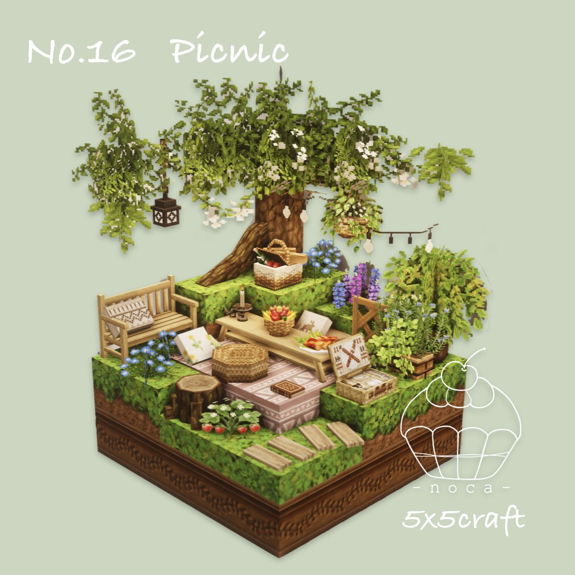 『No.16 ピクニック🧺』

#Minecraft
#MiniaTuria
#cocricot