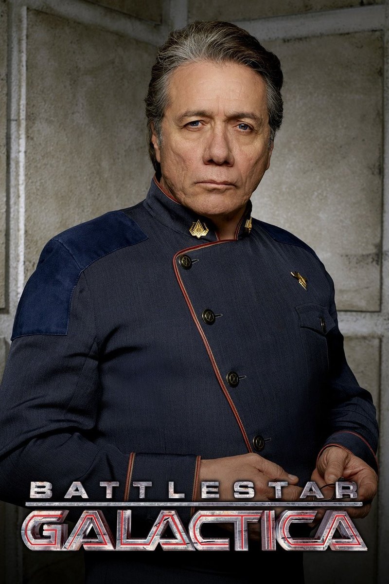 beaglefanj's tweet image. #williamadama played by the amazing #edwardjamesolmos Admiral Adama is the baddest of all badasses. The ultimate leader and hero. #battestargalactica reboot, the greatest show ever!