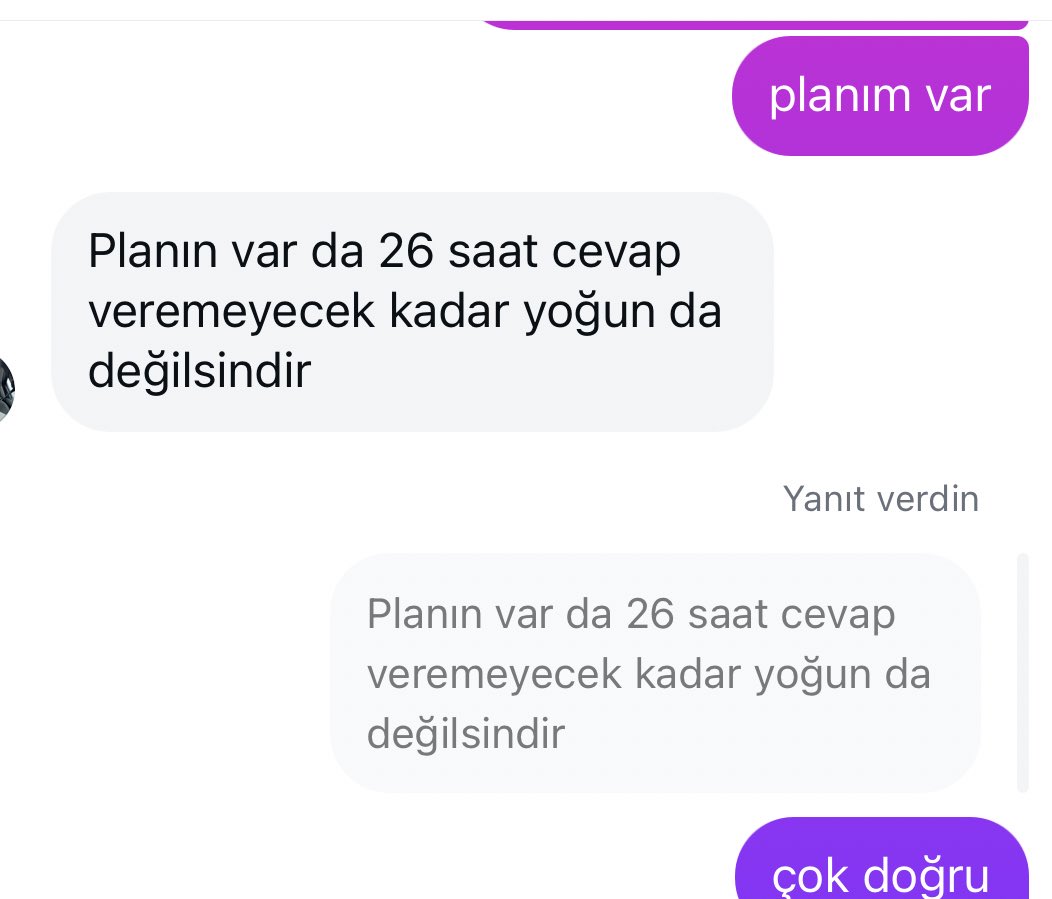 dostum yalnız o benim repliğim (foto için açıklama: en azından dürüstüm)