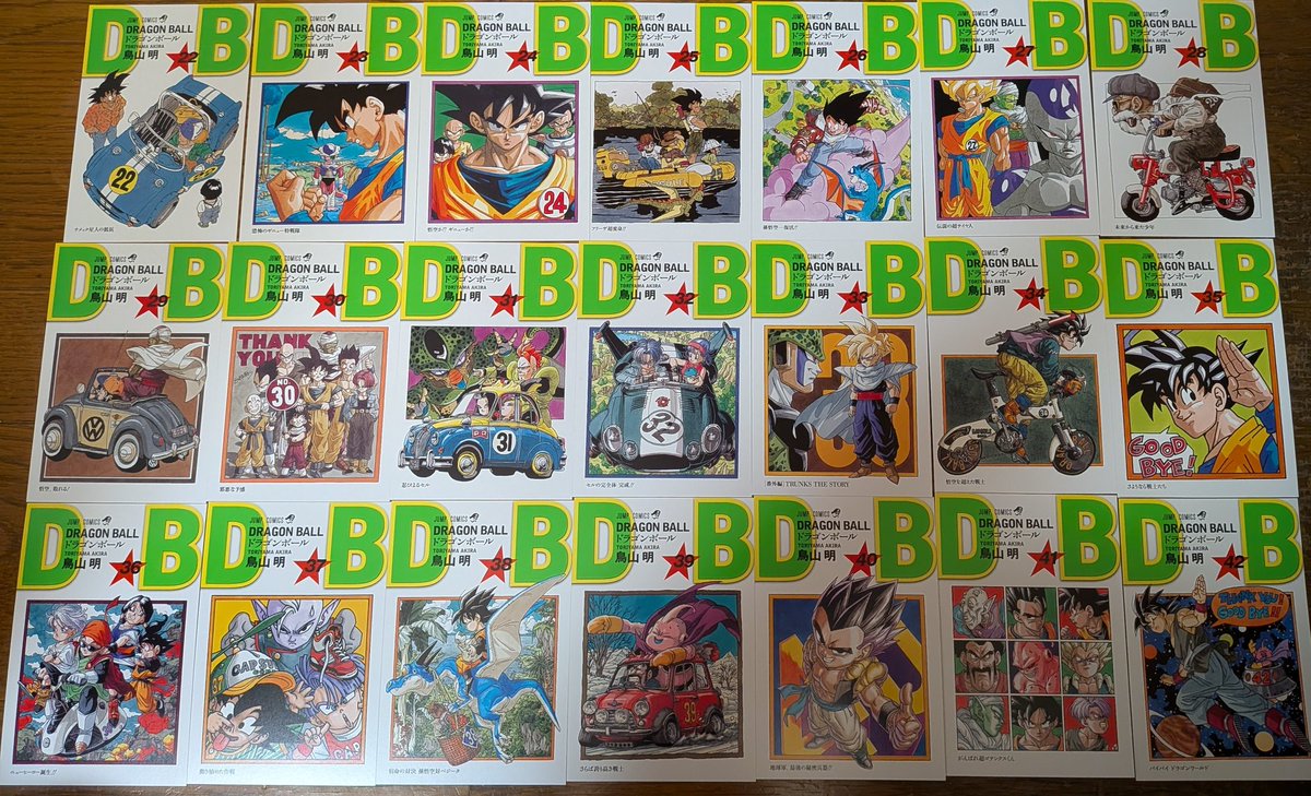 DRAGON BALL 全42巻セット Double Cover Box 鳥山先生の単行本表紙と