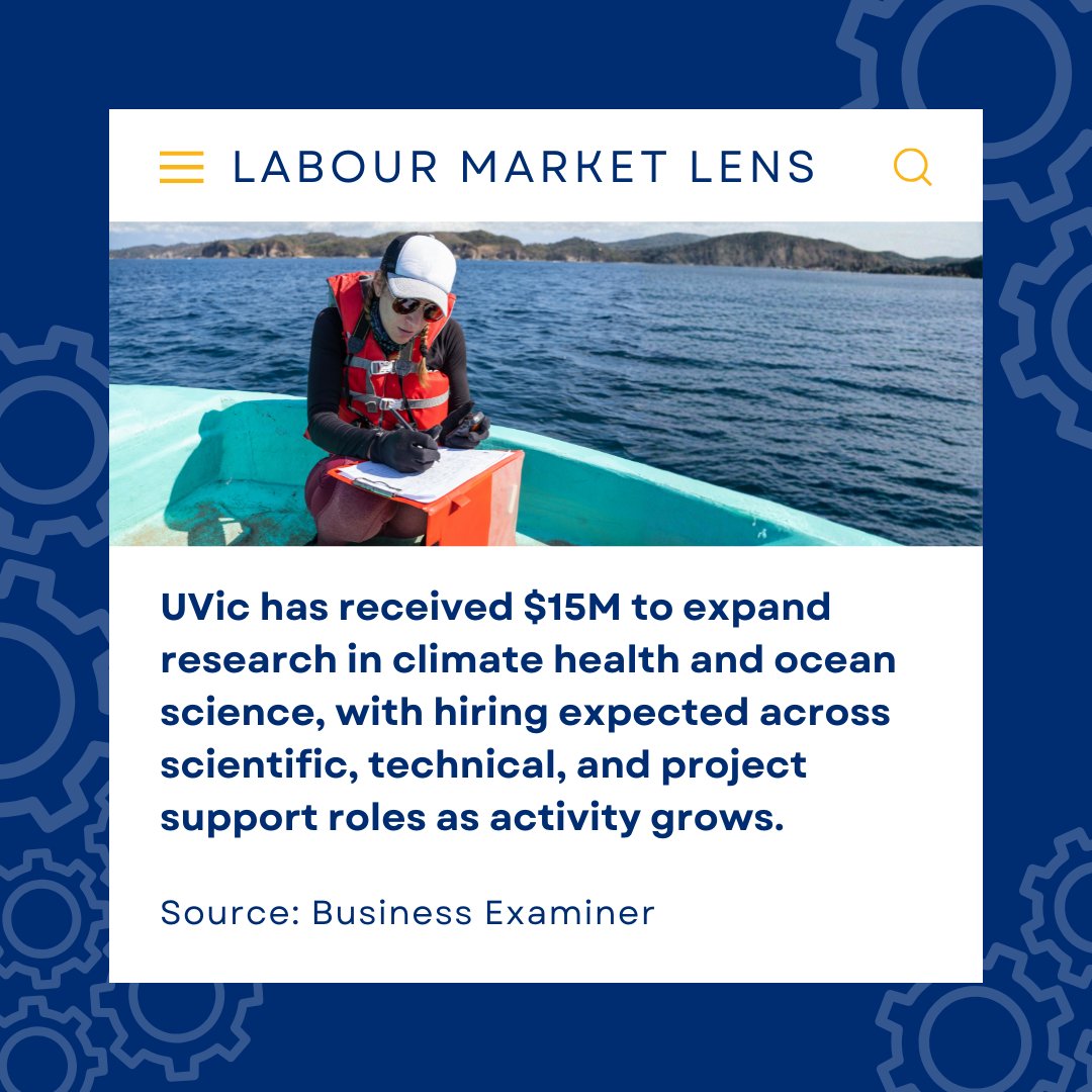 WorkBCWestshore's tweet photo. Labour Market Lens 🔍
UVic receives $15M to expand climate health and ocean science research. Growth expected in scientific, technical, and project roles.

Source: https://t.co/w4TMwgTxFd

#VancouverIslandJobs #VictoriaBCJobs https://t.co/o4sqXAX8h4
