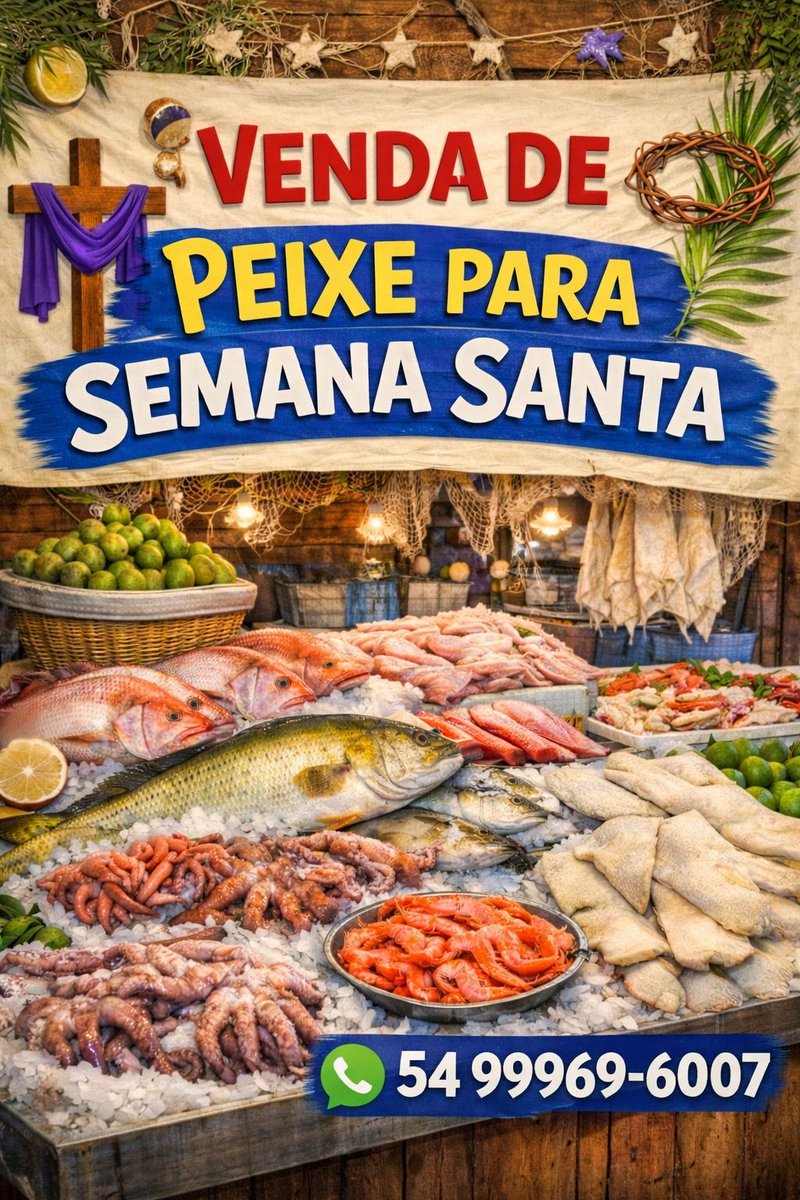 Velsck's tweet photo. Pessoal da Serra meu amigo tá vendendo uns peixes no precinho.
#Peixe #SemanaSanta #Pascoa https://t.co/Eg3MjI7Vin