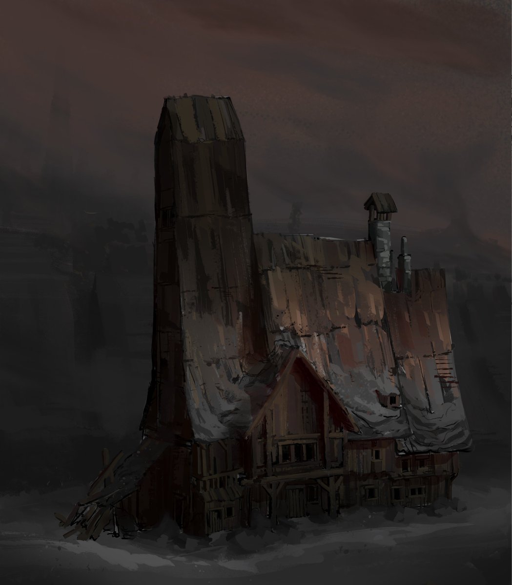 LinusAlstergren's tweet photo. Random house as I imagined it in Luthadel (Mistborn) https://t.co/uf4bp2SXgE