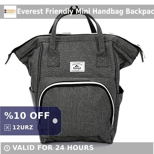 Luggage_Factory's tweet image. Ready for your next adventure? The Everest Mini Backpack Handbag in sleek gray has got you covered! 🏞️ Spacious with easy-access compartments, it's the perfect blend of style and utility. Grab it now for just $64.67! #Everest #Backpacks #Handbags shortlink.store/hxb2ulpcxugs