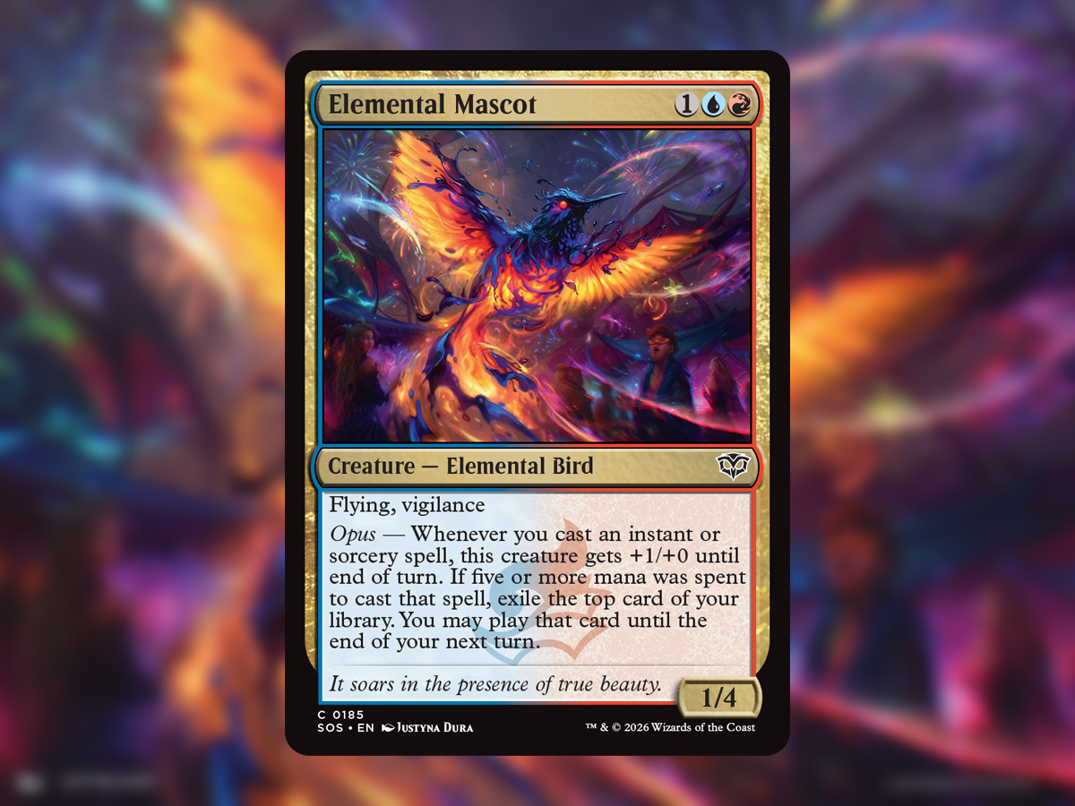 Welcome to Prismari, the College of Elemental Arts. Here there is no difference between magic and art. 
"Leave everything on the stage and give them a performance they'll never forget." #MTGStrixhaven