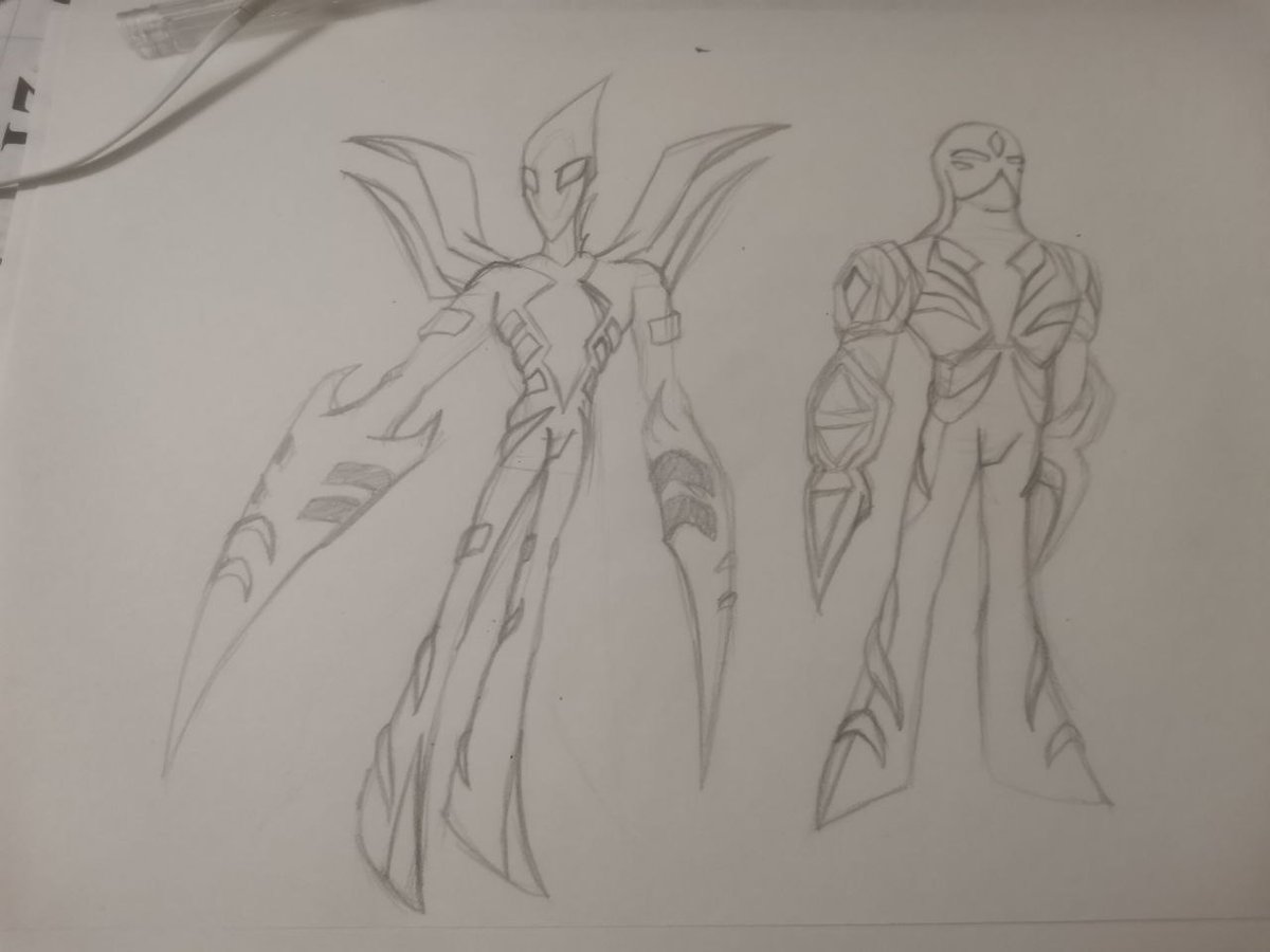 123Darken's tweet photo. Light-Star and Dark-Star

#PWG #Dverse #TheInsectPlanet #Concept #ConceptArt #OC #Sketch https://t.co/j5SGxHwFdp