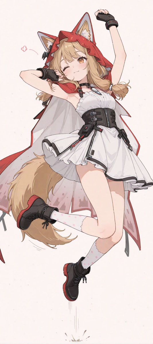 irimariririwari's tweet image. これはジャンプがかわいいロッシちゃん(1/2)
Arknights Endfield #Rossi