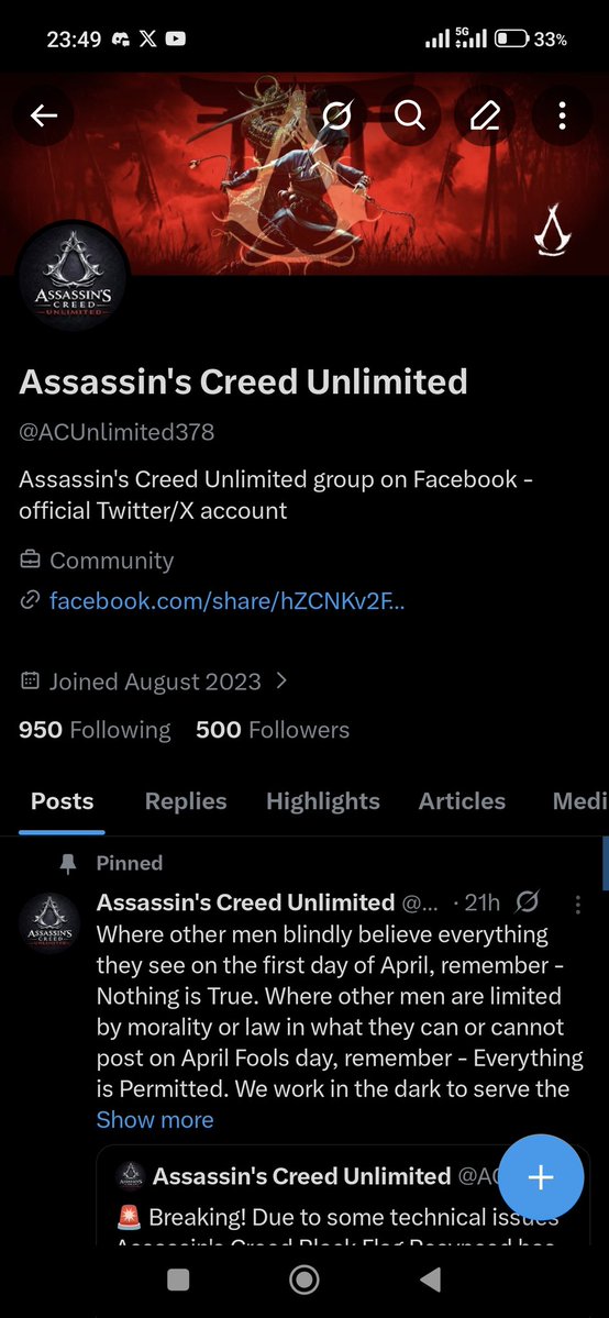 Assassin's Creed Unlimited tweet media