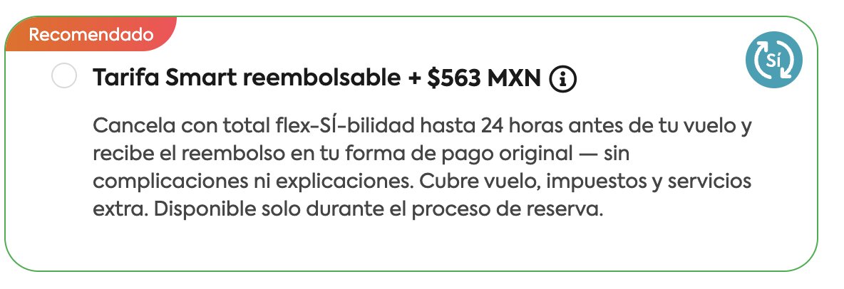 fasja's tweet photo. @VivaTeEscucha Además mienten en su pagina al consumidor @Profeco . 
Mira: Dicen que cubre vuelo, impuestos y "servicios extra", pero luego no te reembolsan el costo de la "tarifa reembolsable" , eso es un servicio extra. https://t.co/2ZqRiqa5aE
