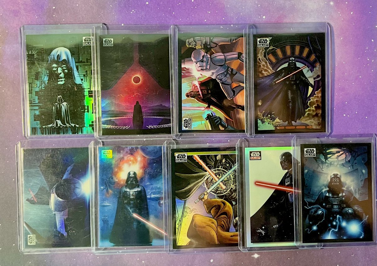 JBMStarWars's tweet photo. It’s been awhile! Here is some inventory 
Vader pic are all refractors 
2025 galaxy are /75 and /77
Old galaxy are all /75
If interested in any let me know! https://t.co/3KcYLgvESZ
