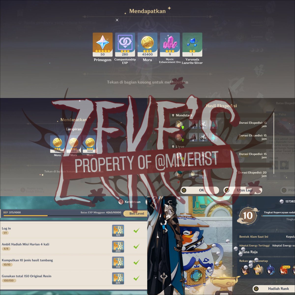 ZEKE: GI & HSR PILOT. tweet media