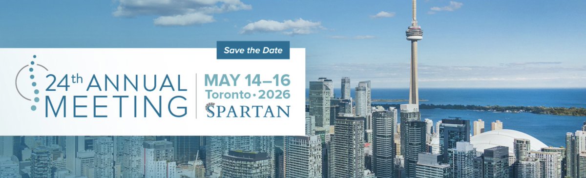 SPARTAN_Updates's tweet photo. Reminder to register for the SPARTAN 24th Annual Meeting coming up in Toronto May 14–16th!
Please note that the meeting will recorded. 
Hotel reservation Deadline: April 12
Register for the recording or attending in Toronto here: https://t.co/UN89XyhufK https://t.co/QljmupEybX