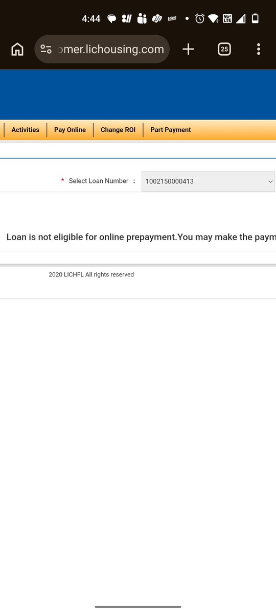 Waizzie's tweet photo. Hello Team, 
Why I am unable to make online payment to my home loan account? @LIC_HFL @LICHFL_HomeLoan @_DigitalIndia https://t.co/rYTxmHEMC4