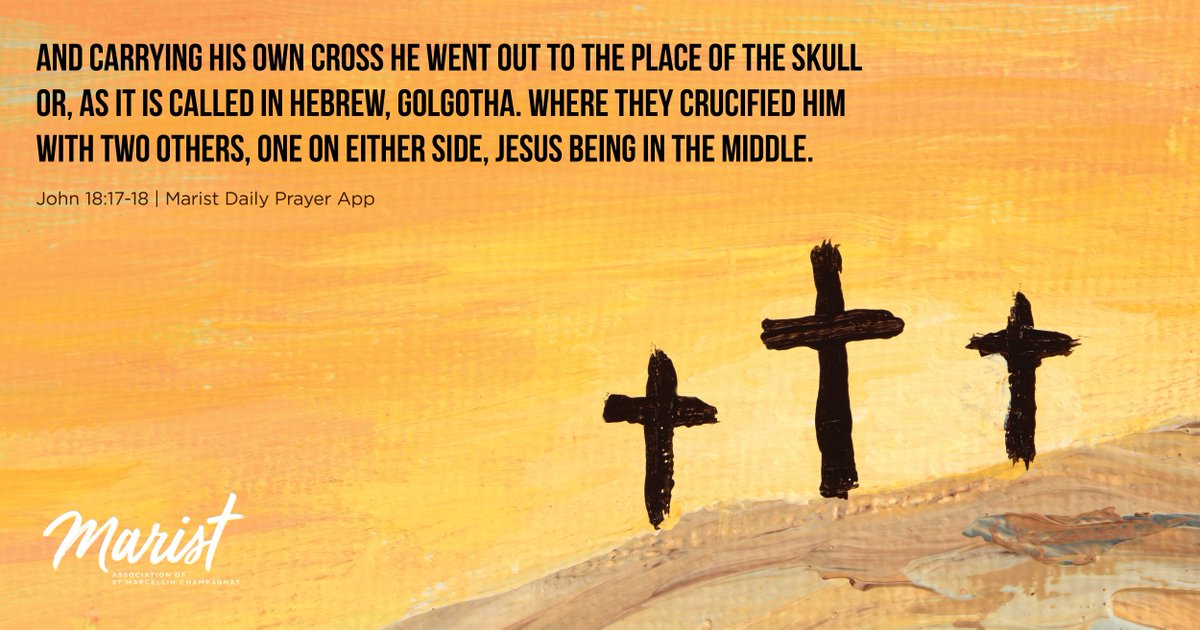 On this Good Friday, we stand with Mary at the foot of the Cross, trusting in God’s loving care.
We remember Christ’s love, his teachings, and his closeness to all who suffer.
In quiet simplicity and compassion, we walk together as a Marist family in hope.
#wemarists #goodfriday