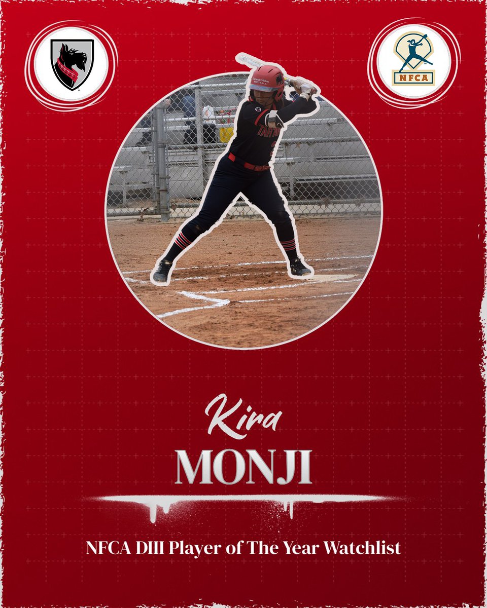 SoftballCMU's tweet photo. 👀Watchlist👀

Senior 2nd Baseman Kira Monji has been selected for the NFCA DIII Player of the Year Watchlist!

Through 19 games Monji has a .508 average, 22 runs, 11 RBIs, and 11 steals! https://t.co/02jaQX0mJa