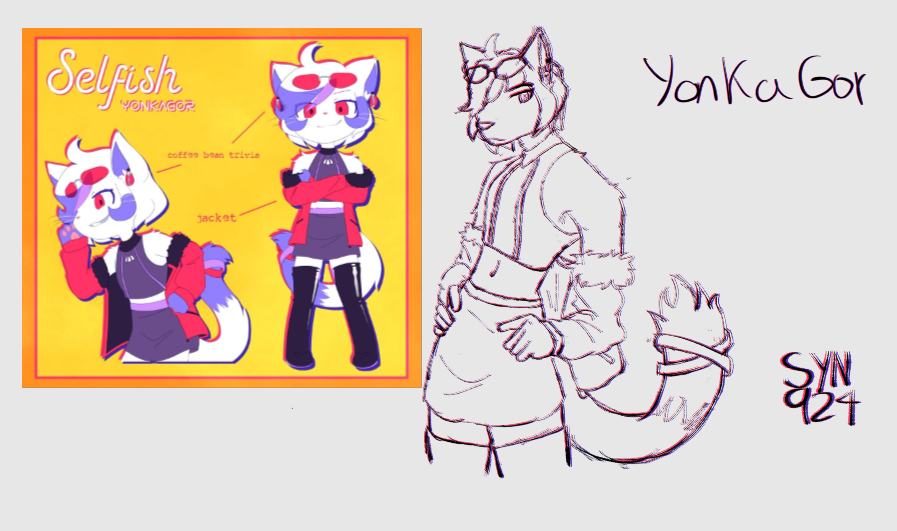 i dug up old art of mine and never realized I never posted this.. thought i did though.
#yonkagorfanart