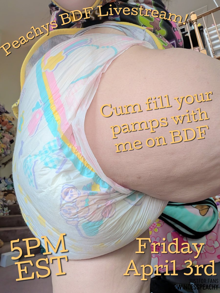 I'll be live tomorrow evening at 5PM EST for BDF!! let's have some fun filling our pamps together with Tip goals,...

See this and more at:
justfor.fans/PwincessPeachy…
