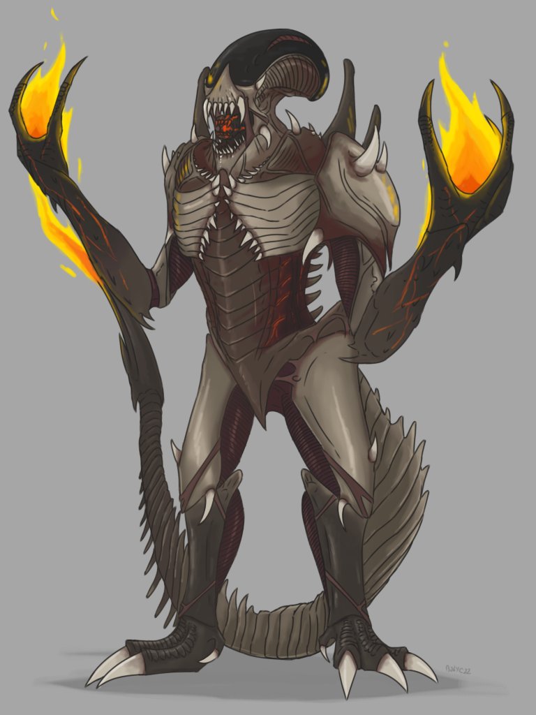 Xenomorph Hybrid Concept Art