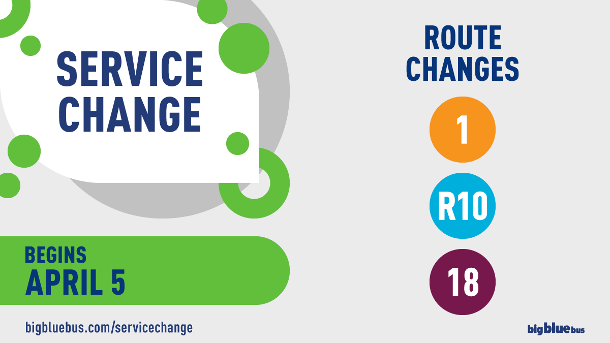 SMBigBlueBus's tweet photo. Friendly reminder: Starting Sunday, April 5, #BigBlueBus service changes go into effect! Enjoy greater convenience and flexibility with expanded hours powered by #BrighterBlue.💙🚌
For all change details, visit: https://t.co/naj0gErJpC.
#RideWithConfidence #ServiceChange @santamonicacity
Recordatorio amistoso: ¡A partir del domingo 5 de abril, entran en vigor los cambios en el servicio de #BigBlueBus! Disfruta de mayor conveniencia y flexibilidad con horarios ampliados impulsados por #BrighterBlue. 💙🚌
Para todos los detalles de los cambios, visita: https://t.co/8Zq3n8CL4v