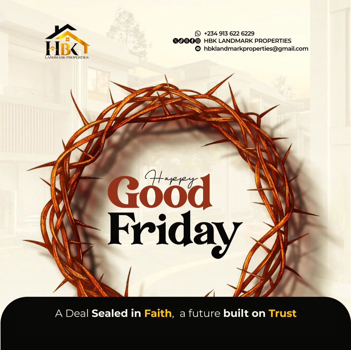 HIGH_BEE_KAY09's tweet photo. On this Good Friday, we remember the power of faith, sacrifice, and love. May this season bring peace to your heart and hope for a brighter future.#goodfriday2026#viral https://t.co/XFGnx16k9l