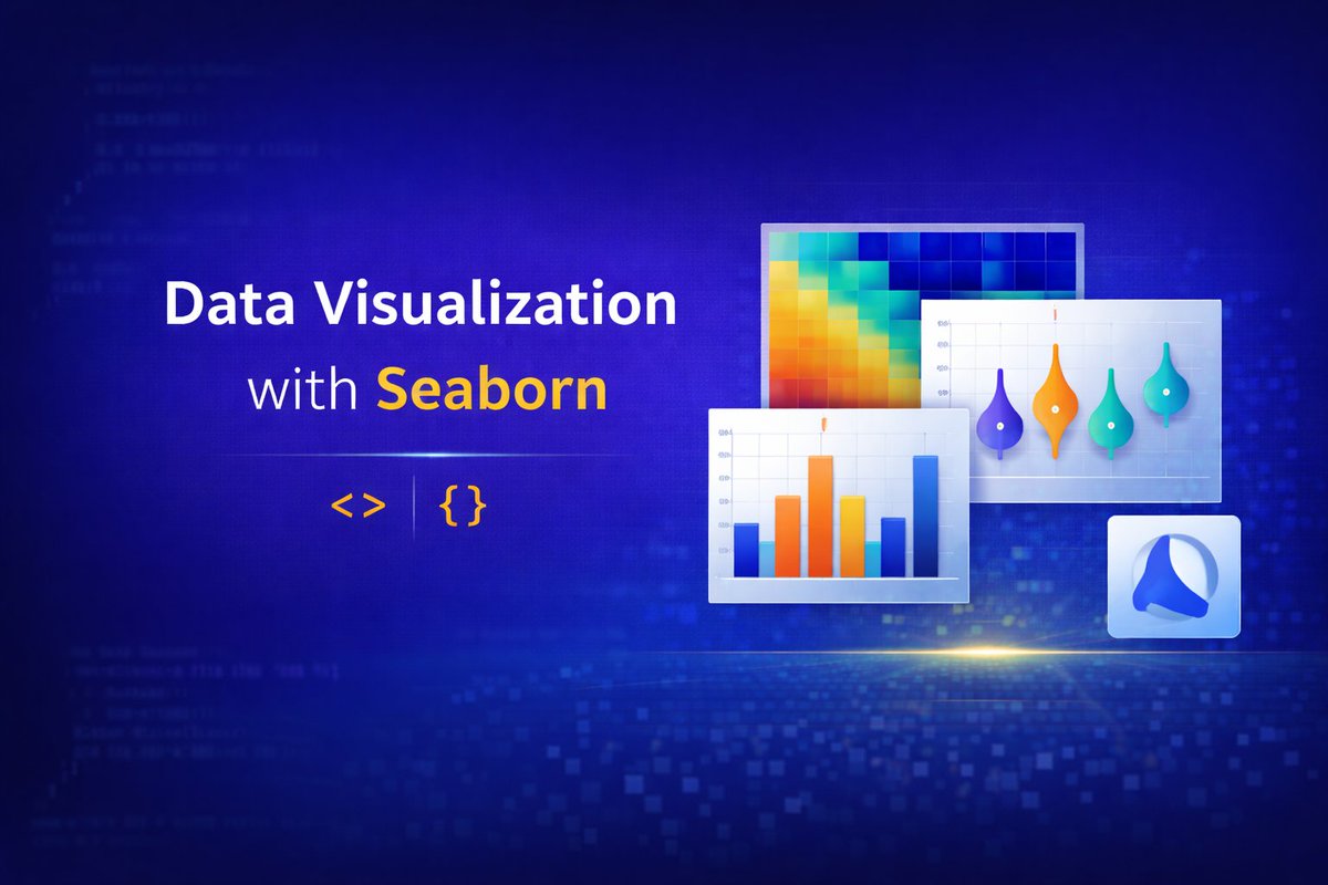 DataWithBalam's tweet photo. 🚀 Day 92 of my #ZeroToDataAnalyst journey  

Today: Data Visualization with Seaborn  

Better visuals reveal deeper insights.  
Seaborn made it easier to understand patterns and relationships in data.

Clarity creates impact.

#Python #DataAnalytics #Seaborn #LearningInPublic https://t.co/LQpVasSUsz