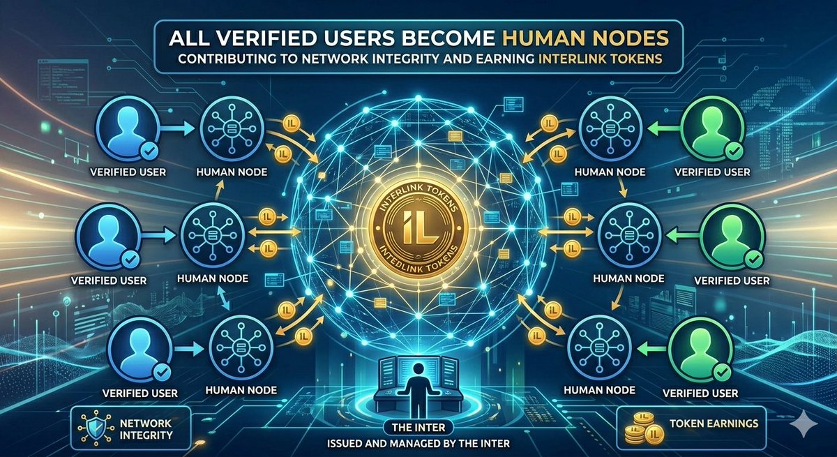 muleta97011's tweet photo. All verified users become Human Nodes, helping secure the network and earning InterLink tokens.
✅ These tokens are issued and managed by InterLink.
#interlink #ITLG #ITL #ITLX https://t.co/LcaRtFBsOi