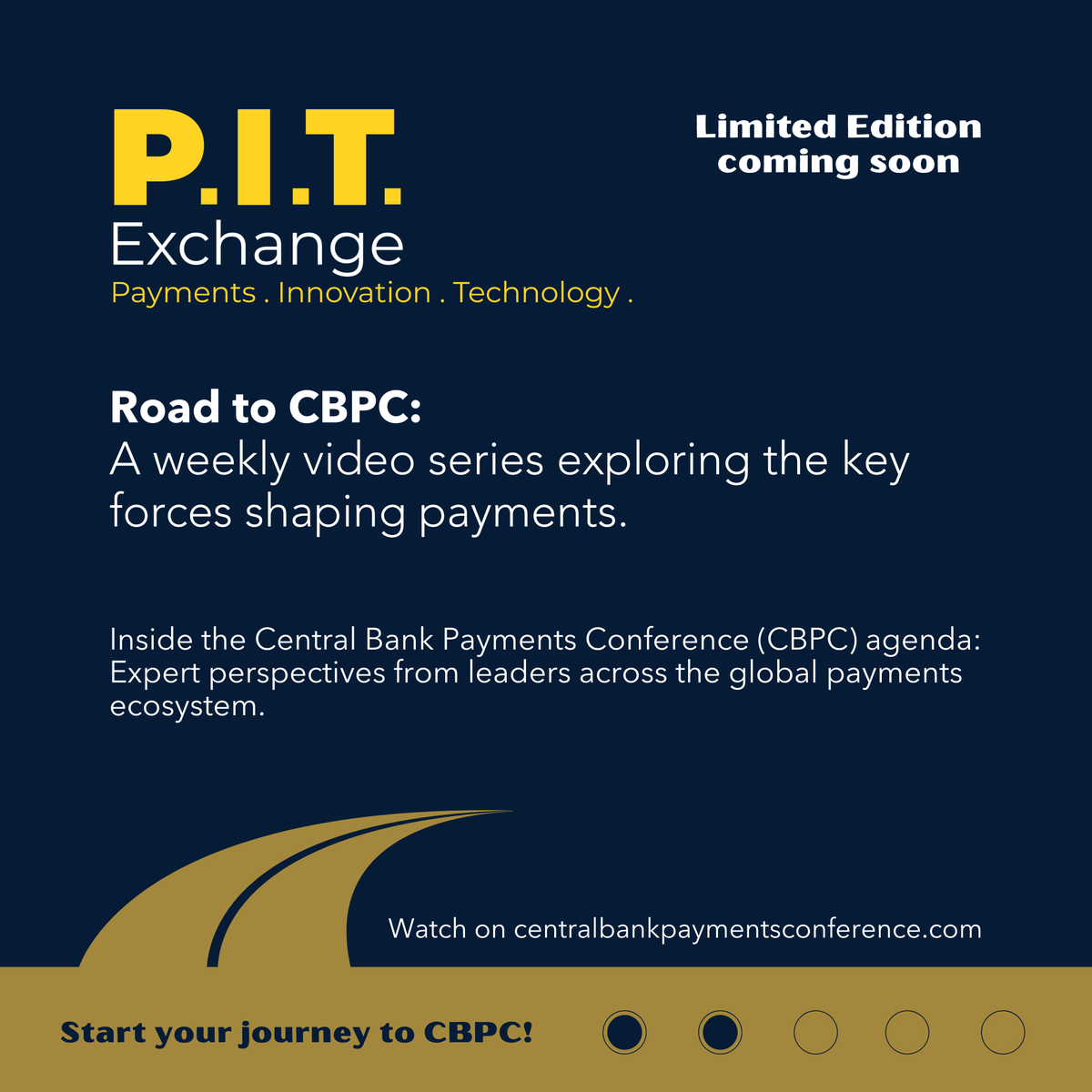 PaymInnovTech's tweet photo. Unlock the future of payments as you watch exclusive insights from global leaders in our Road to CBPC video series. Discover what’s next for central banks and payments innovation. 
Coming soon to https://t.co/UUcGKYkjdT

#RoadToCBPC #CentralBanking #Fintech #PaymentsInnovation https://t.co/xuX8wIM4K8