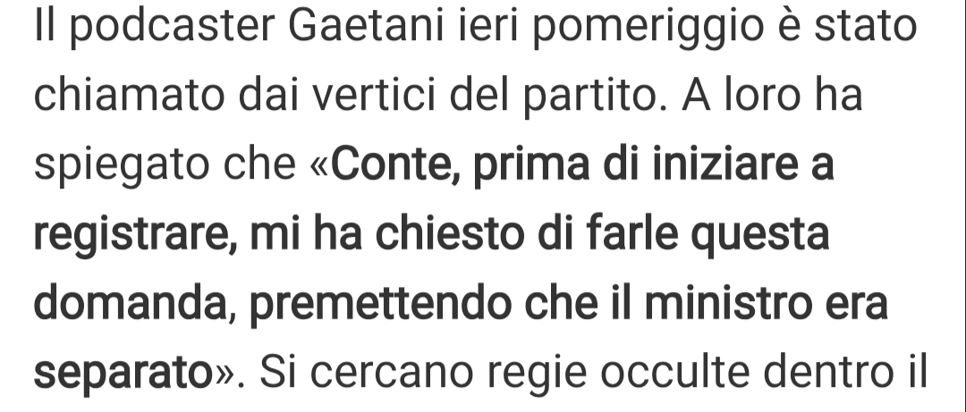 Chiede di farsi fare una domanda del genere per poi rispondere che lei è "riservata"