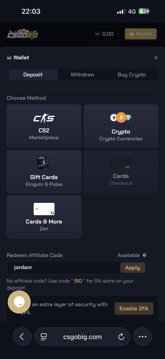 GeoGambles's tweet photo. @jordanr @csgobig 76561198982892464 https://t.co/dLEG0hHdpW