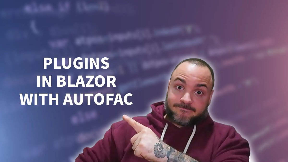 DevLeaderCa's tweet image. We can use plugins in Blazor to extend frontend AND backend functionality.

Read more here:
bgh.st/tlcgzs

#aspnetcore #blazor #plugins #csharp