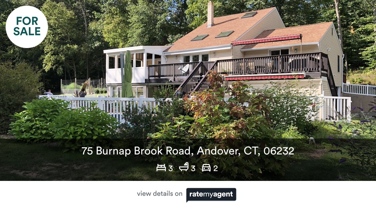 BobLaPerla's tweet photo. 🛌 3 🛀 3 🚘 2
📍 75 Burnap Brook Road, Andover, CT, 06232

My latest listing on #RateMyAgent.

https://t.co/loV5KW9Px9

...
#ratemyagent #realestate #Berkshire_Hathaway_NE_Prop https://t.co/dcfOGpBZL8
