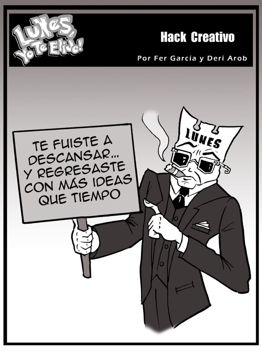 El descanso sí funcionó… ahora el problema es ejecutar todo lo que se te ocurrió. Buen problema, supongo. ¿También regresaste con más ideas que tiempo? 💭
#lytecomic #juevesdehack #comicmexicano #vacacionesdesemanasanta
Por <a href="/elcomicologo03/">Comicologo</a> y Deri Arob de Códice Cómics Mx ©2026