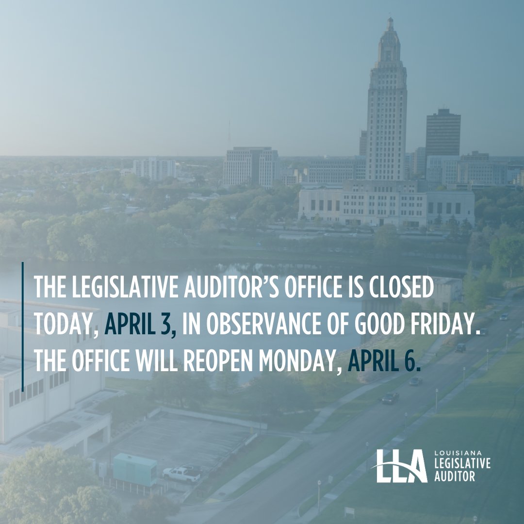 LALegislativeAuditor tweet media