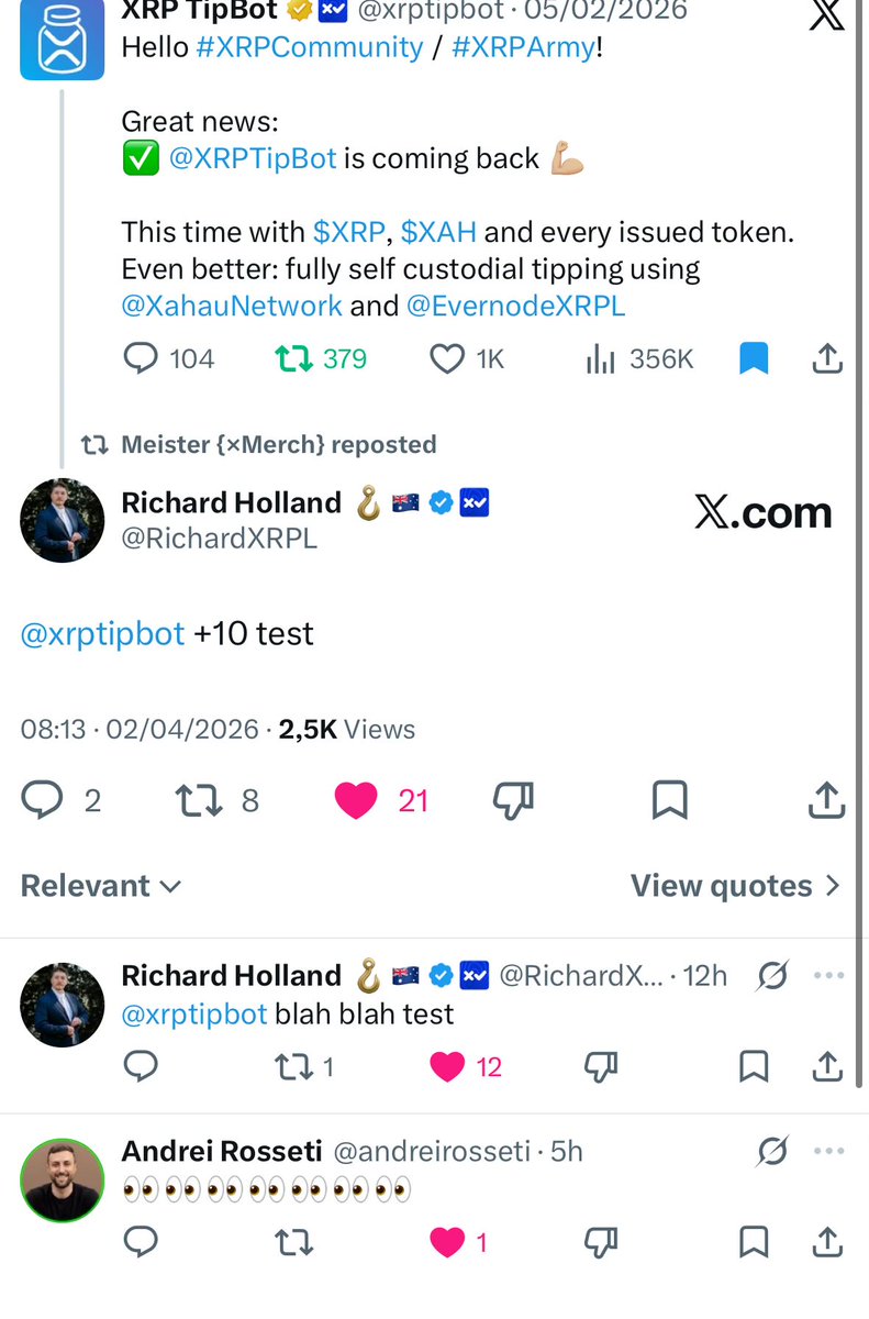 Wietse Wind - 🪝🛠 Xaman® + XRPL + Xahau tweet media