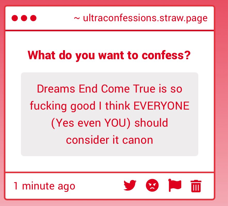 ULTRA Confessions tweet media