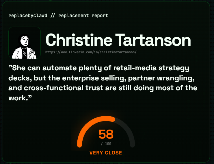 Christine Tartanson tweet media
