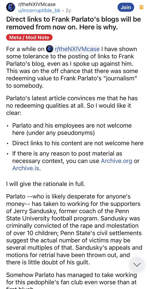 langpillled's tweet photo. so since yall hate to read &amp; do research: that frank report journalist frank parlato is a known felon &amp; pedo supporter himself who ran a BLOG to gossip about the cult he was actually a part of &amp; only exposed bc he was getting sued by them https://t.co/4COgkPSsAH https://t.co/RlP5FwjzUT