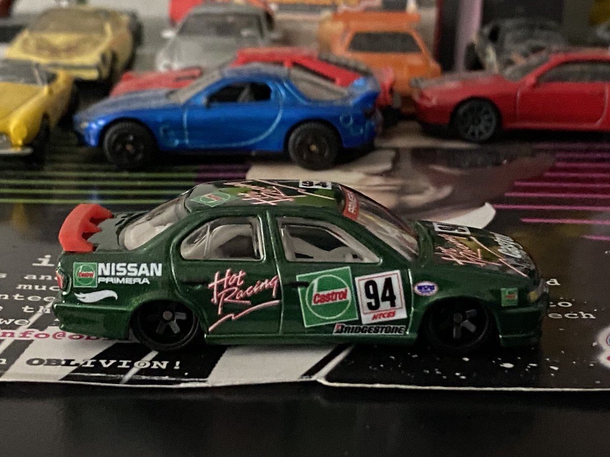 SamuraiWesley's tweet image. My another HW Boulevard, my ‘94 Primera, a legend of JTCC car, such an iconic, it’s my dream iconic Gran Turismo car.
#sedancars #hotwheelspremium #hotwheelsboulevard #nissanprimerap10 #infinitig20 #racingcars #japantouringcarchampionship