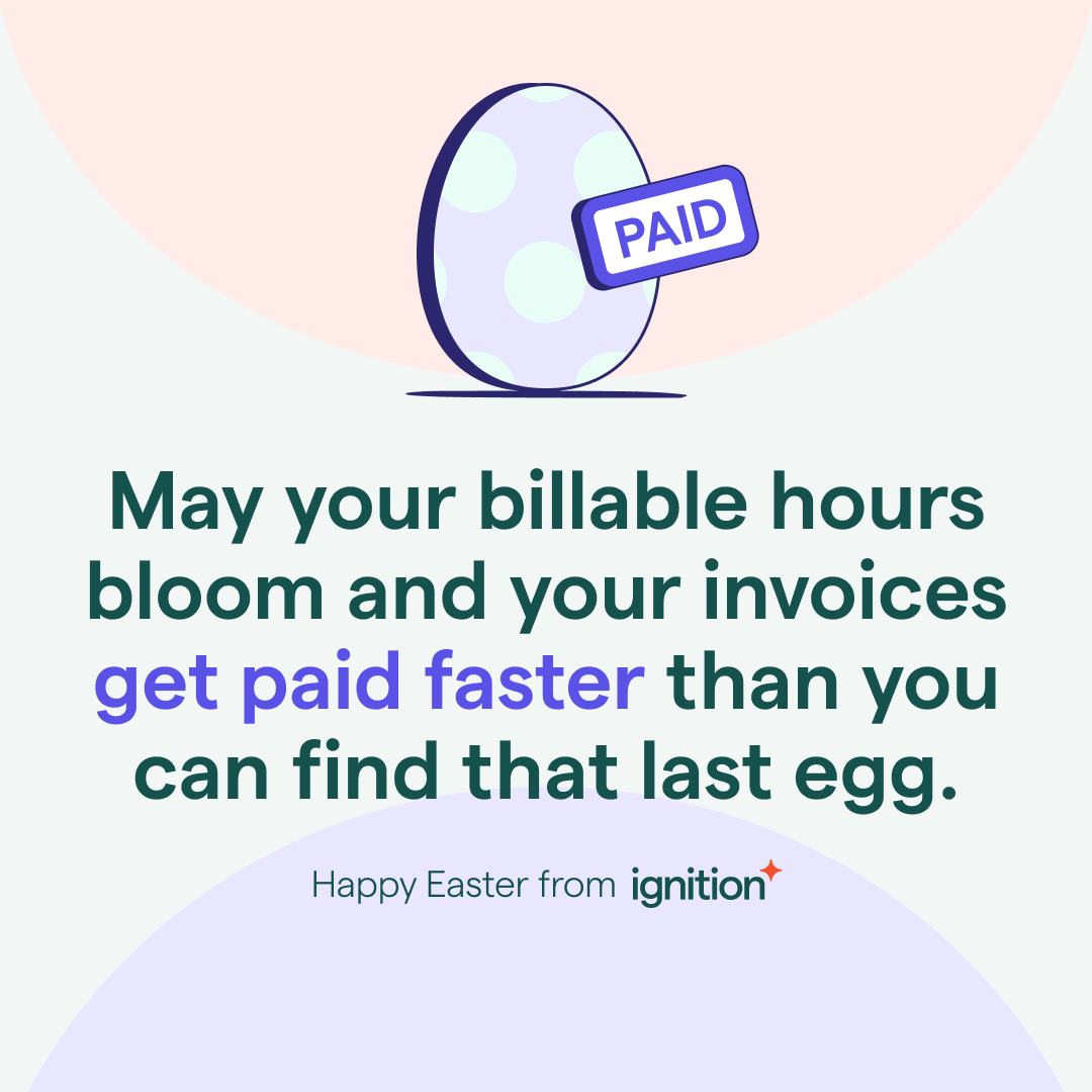ignitionapp's tweet image. May your billable hours bloom and your #invoices get paid faster than you can find that last egg. 🪺 ✨

It’s time to level up your proposal game! Create polished, branded Proposals in minutes that clients can sign quickly within Ignition. It’s just one more way we are helping