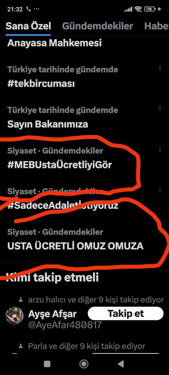 <a href="/Nihal431181/">Nihal Gündüz</a> <a href="/trkankurt859780/">türkan kurt</a> <a href="/CBegitimogretim/">TCCB EĞİTİM VE ÖĞRETİM POLİTİKALARI KURULU</a> <a href="/tcbestepe/">T.C. Cumhurbaşkanlığı</a> <a href="/tcmeb/">Millî Eğitim Bakanlığı</a> <a href="/mebpgm/">Personel Genel Müdürlüğü</a> <a href="/TBMMGenelKurulu/">TBMM Genel Kurulu</a> <a href="/TBMMresmi/">TBMM</a> <a href="/MhpTbmmGrubu/">MHP TBMM Grubu #MHP</a> <a href="/Akparti/">AK Parti</a> <a href="/herkesicinCHP/">CHP 🇹🇷</a> <a href="/iyiparti/">İYİ Parti</a> 3️⃣
Biz eğitimin görünmeyen emekçileriyiz.
Ama artık görünmek istiyoruz.
Çünkü biz geçici değiliz.
Biz sistemin gerçeğiyiz.
#MEBUstaÜcretliyiGör
USTA ÜCRETLİ OMUZ OMUZA
<a href="/RTErdogan/">Recep Tayyip Erdoğan</a> <a href="/Yusuf__Tekin/">Yusuf Tekin</a> <a href="/cengizmete/">Cengiz Mete</a> <a href="/tcmeb/">Millî Eğitim Bakanlığı</a> <a href="/mebhbogm/">MEB Hayat Boyu Öğrenme Genel Müdürlüğü</a> <a href="/TBMMresmi/">TBMM</a>