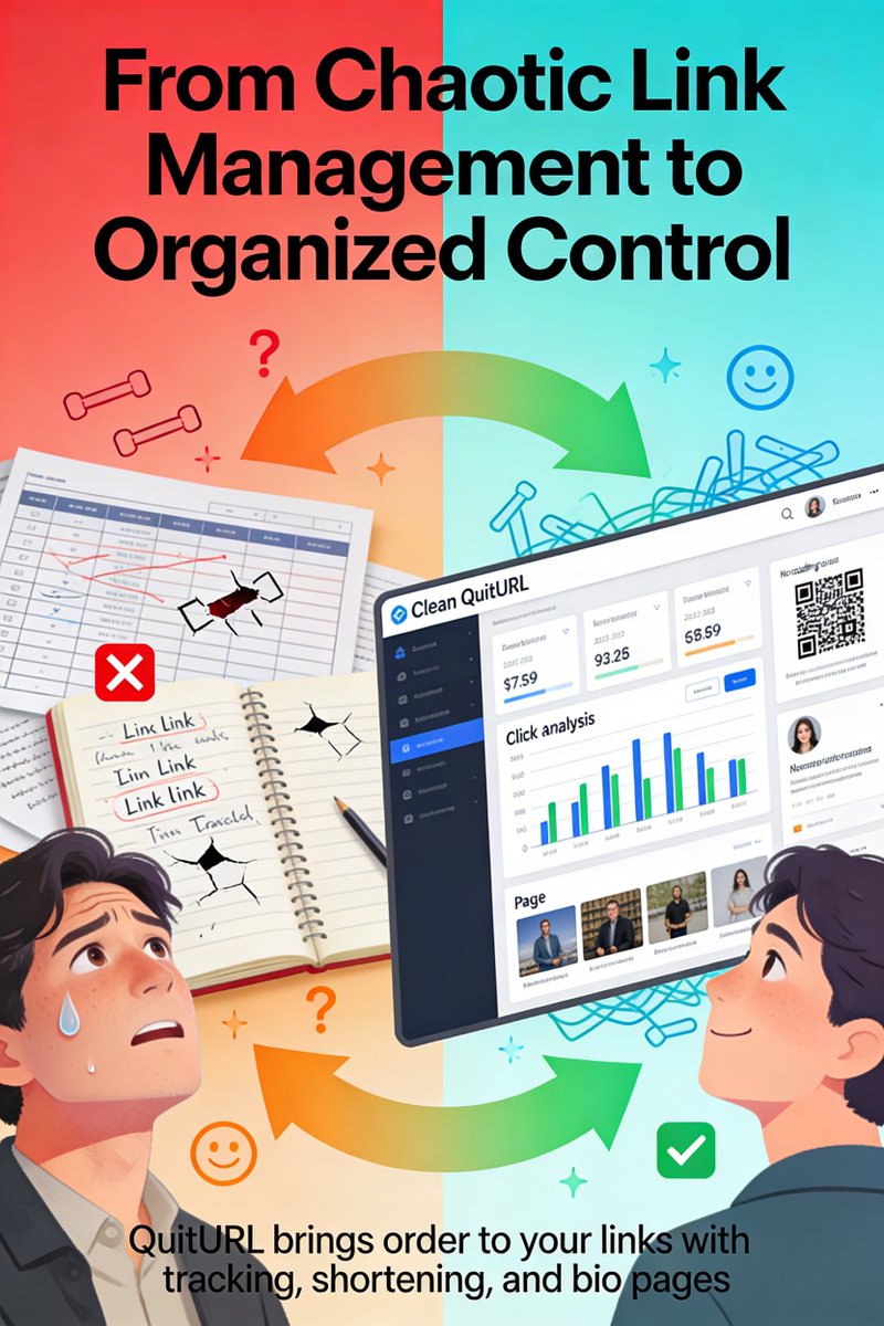 newstendances's tweet photo. Smarter Links = Better Results
Stop using messy, untracked links.
With QuitURL, you can manage, optimize, and track everything from one simple dashboard.
👉 https://t.co/qCn4omiO73
#newstendances #linkmanagement #marketing #clicktracking #businesstools https://t.co/lpMAPDemss