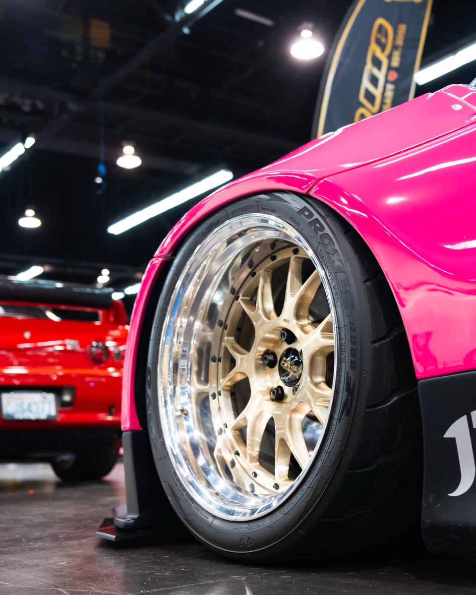 Pink on gold is so underrated! | #TOYOTIRES