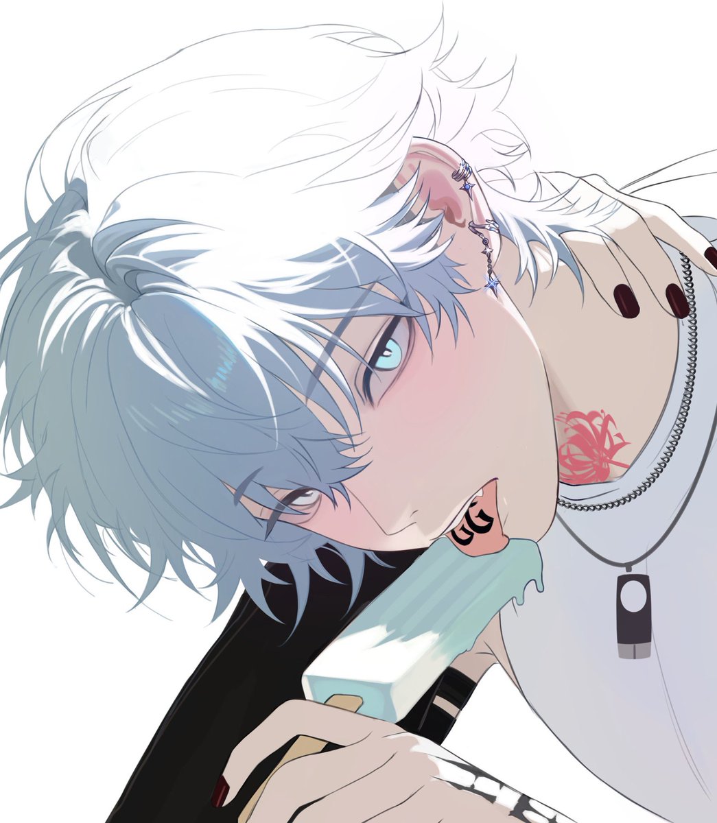 I take my time with it.
First, just the tip of my tongue, barely a taste, enough to know what I’m working with. 

Cold. Sweet. Already starting to give.
I drag slow across the top of it, catching the drip before it runs. 

There’s always a drip. That’s how you know it’s good.

I