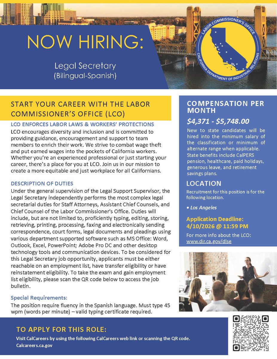 California Department of Industrial Relations tweet media