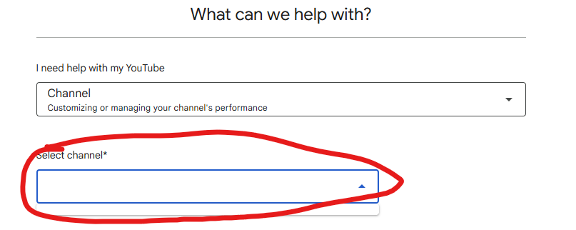 TheLifeOutline's tweet photo. @TeamYouTube 
I literally cannot select my channel. I am logged into my email with my channel  and it does not let me get help. I am owed over $7,000 from a COntent ID dispute, that I WON. 

You  guys said March 15 it will be given to me and I have not received a dime. https://t.co/dIXwGQZtQ2