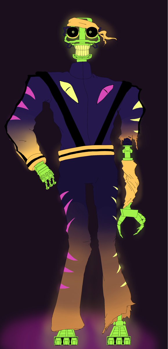 Blacklight Skin ideas I had for #bitebynight 

I think I took the ones I did post here down for some reason??? I can't remember. 

Also the Ennard drawing was before the full model was revealed so the body type doesn't fit as much anymore. 

But I like the game so ima share them.