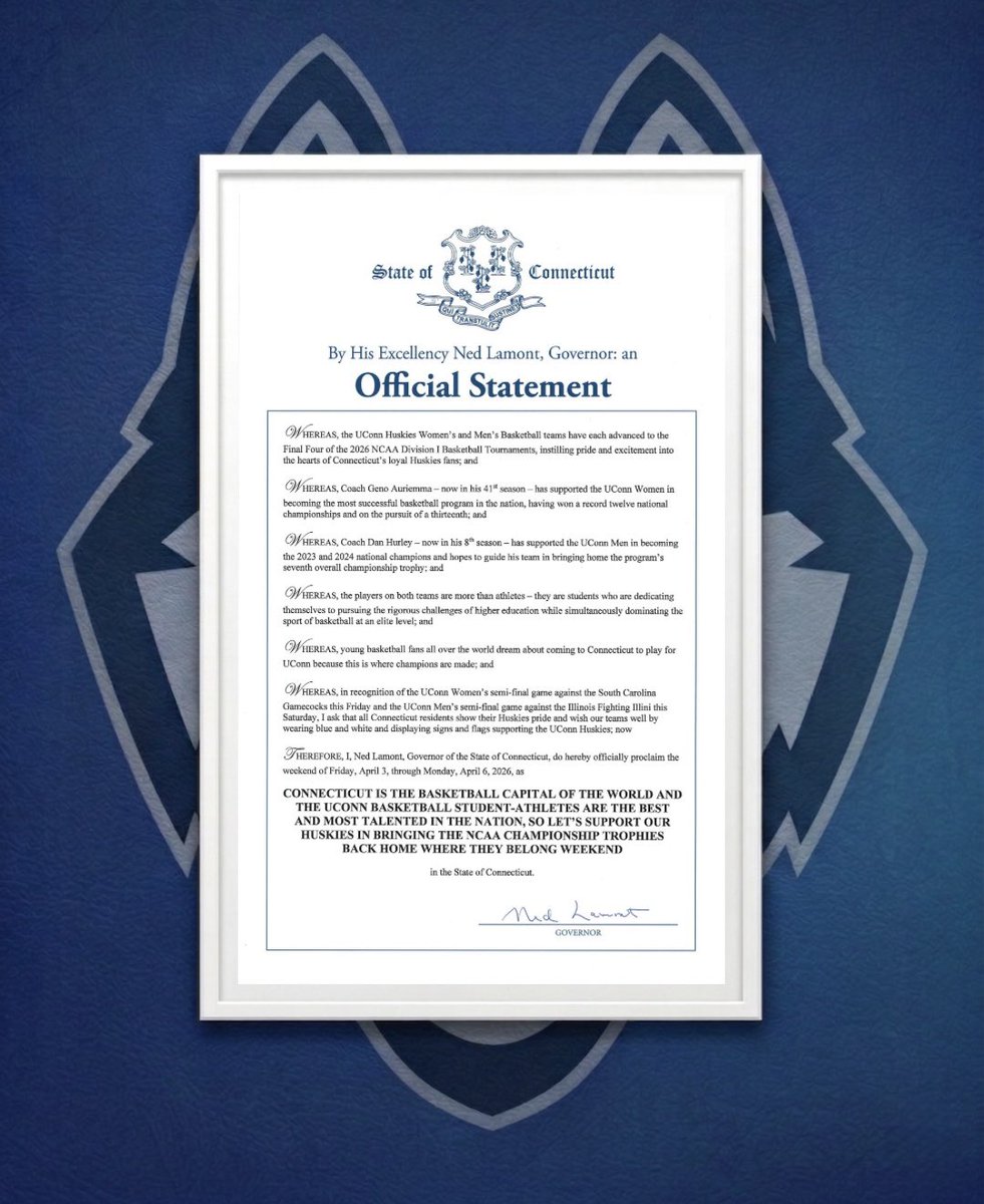 Governor Ned Lamont tweet media