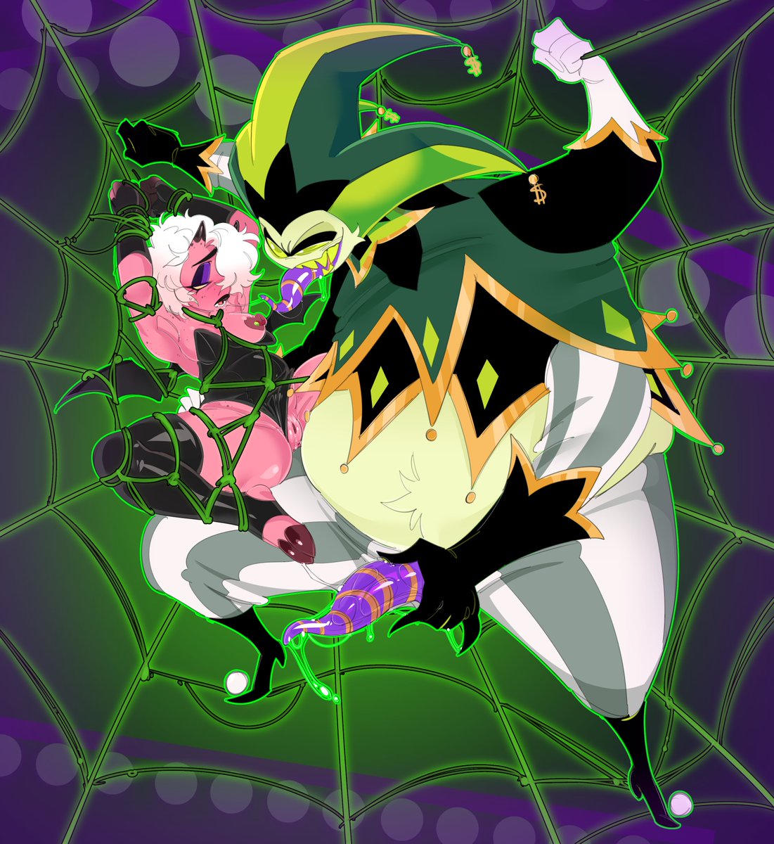 my part of an art trade with <a href="/secretdraws/">🌹💌Totally not Britny💌🌹</a> !! WEB WEB WEB!!